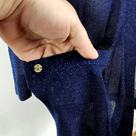 Gaastra Midnight Blue Semi Sheer Duster Cardigan - Picture 7 of 14